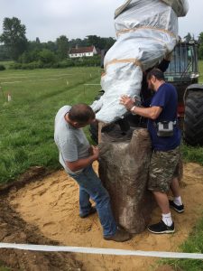 Installing Seahorses at The White House Farm in Suffolk