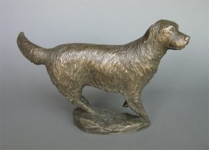 Sculpture of a Golden Retriever dog linking to details